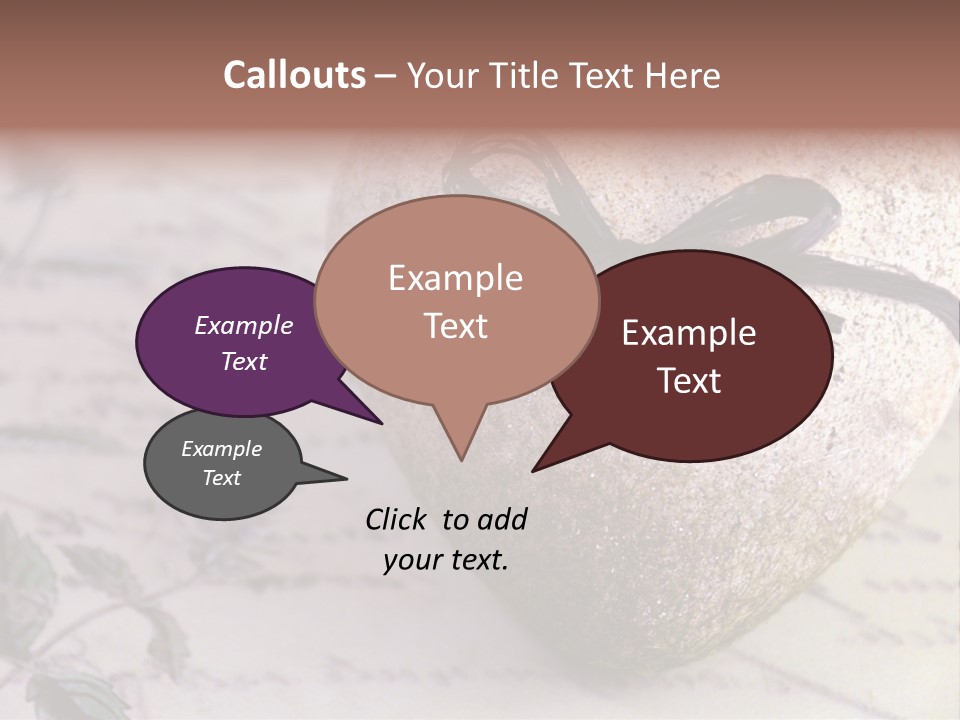 Lavandula Nostalgia Admission PowerPoint Template