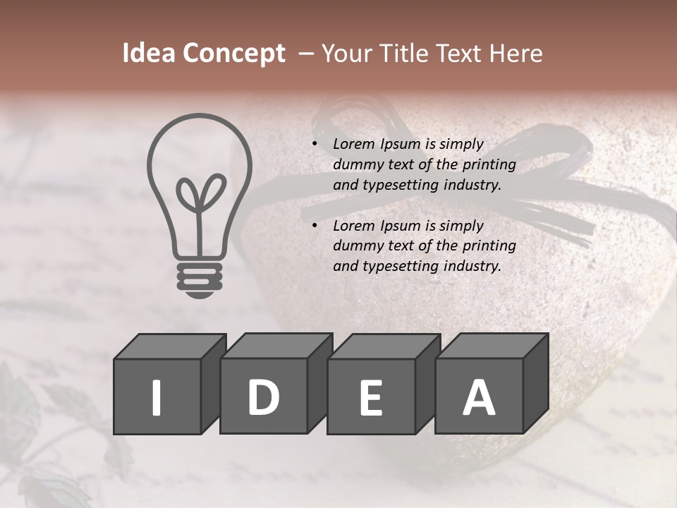 Lavandula Nostalgia Admission PowerPoint Template