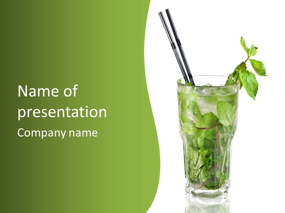 Exotic Natural Freshness PowerPoint Template