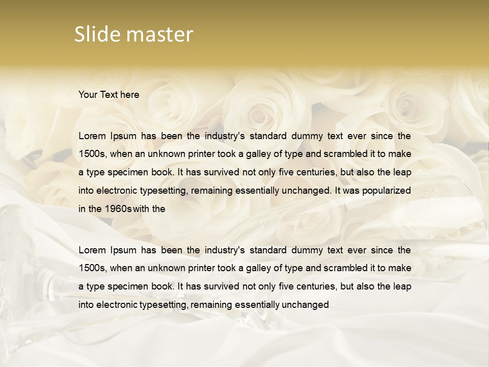 Silky Summer Petal PowerPoint Template