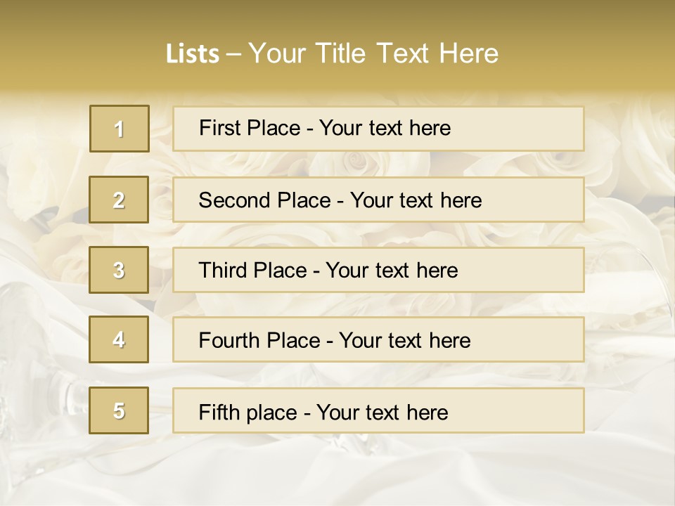 Silky Summer Petal PowerPoint Template