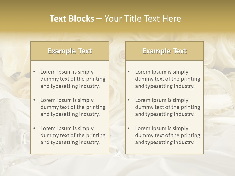 Silky Summer Petal PowerPoint Template