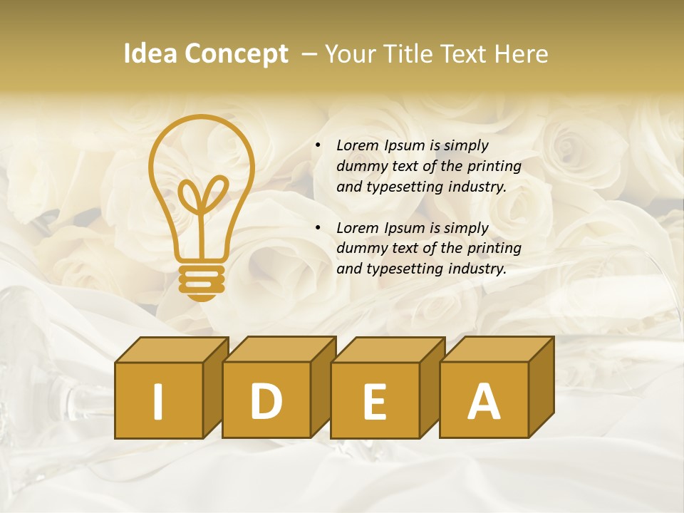 Silky Summer Petal PowerPoint Template