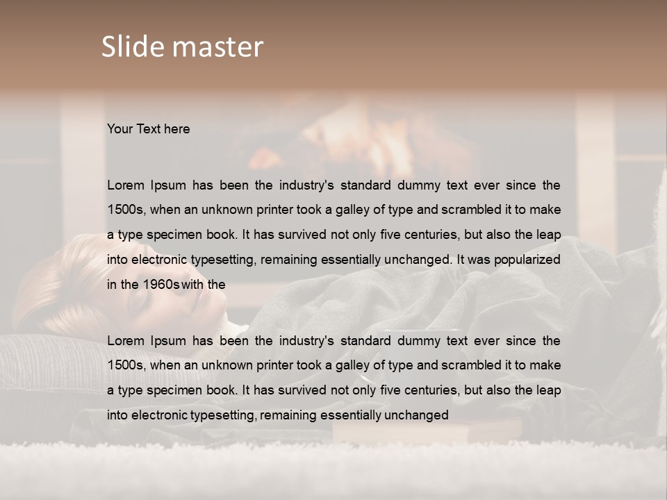 Eye Pullover Cosy PowerPoint Template