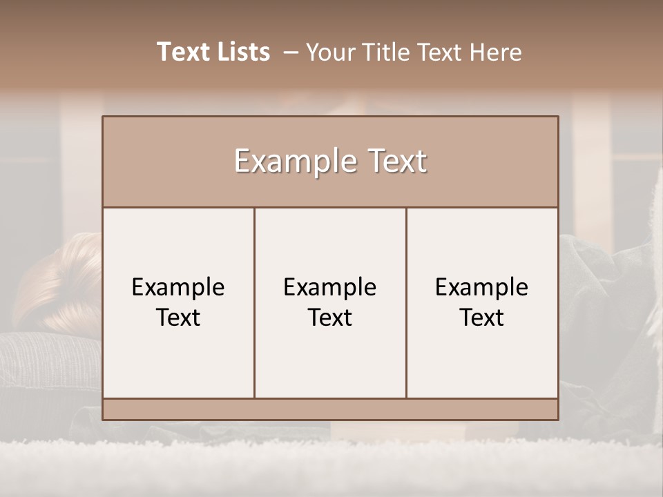 Eye Pullover Cosy PowerPoint Template