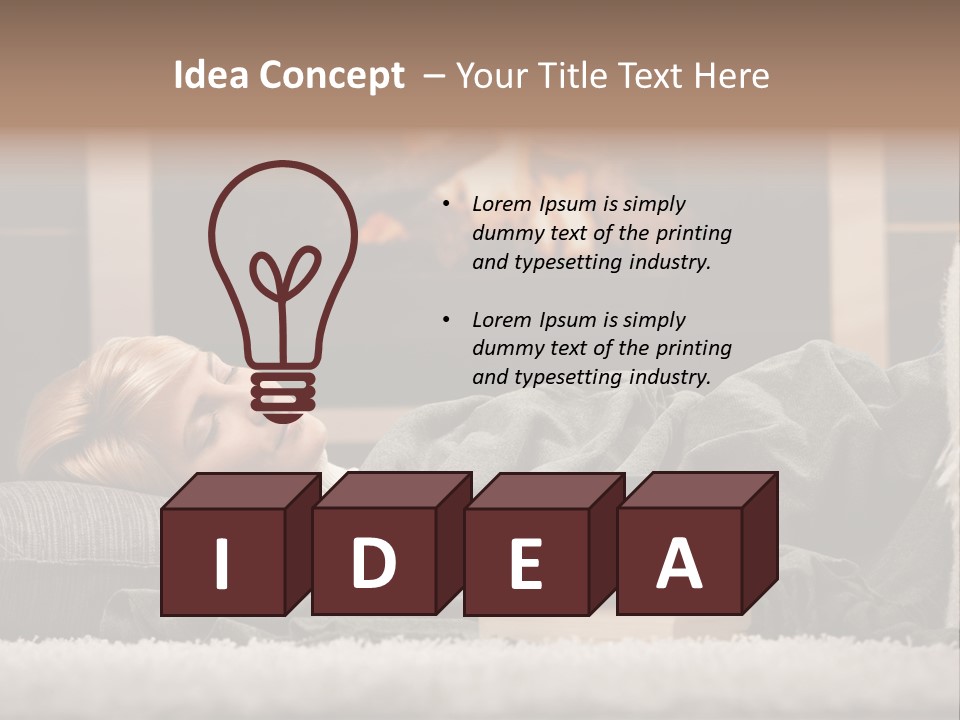 Eye Pullover Cosy PowerPoint Template