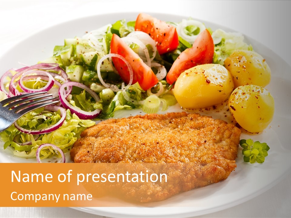 Meal Barbecue Dinner PowerPoint Template