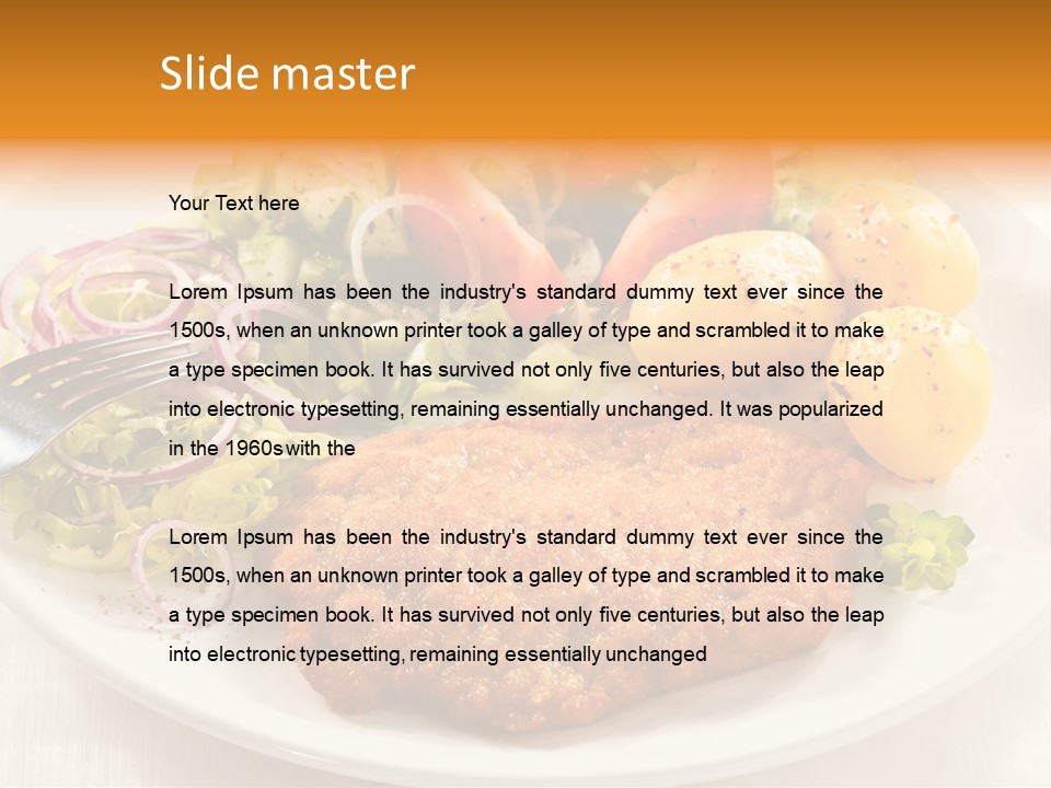 Meal Barbecue Dinner PowerPoint Template