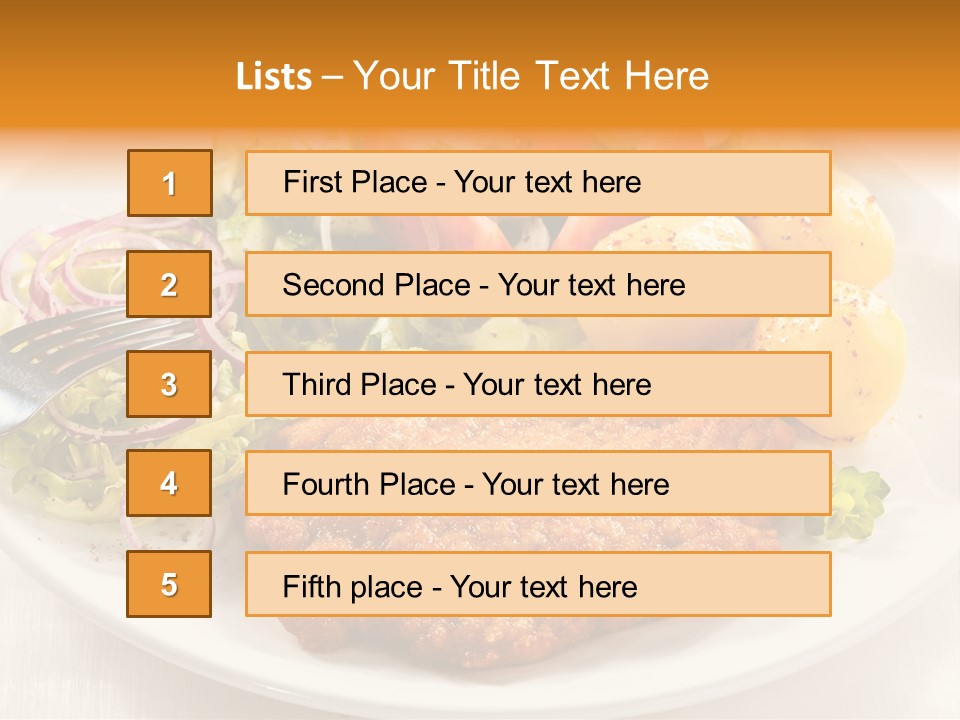 Meal Barbecue Dinner PowerPoint Template