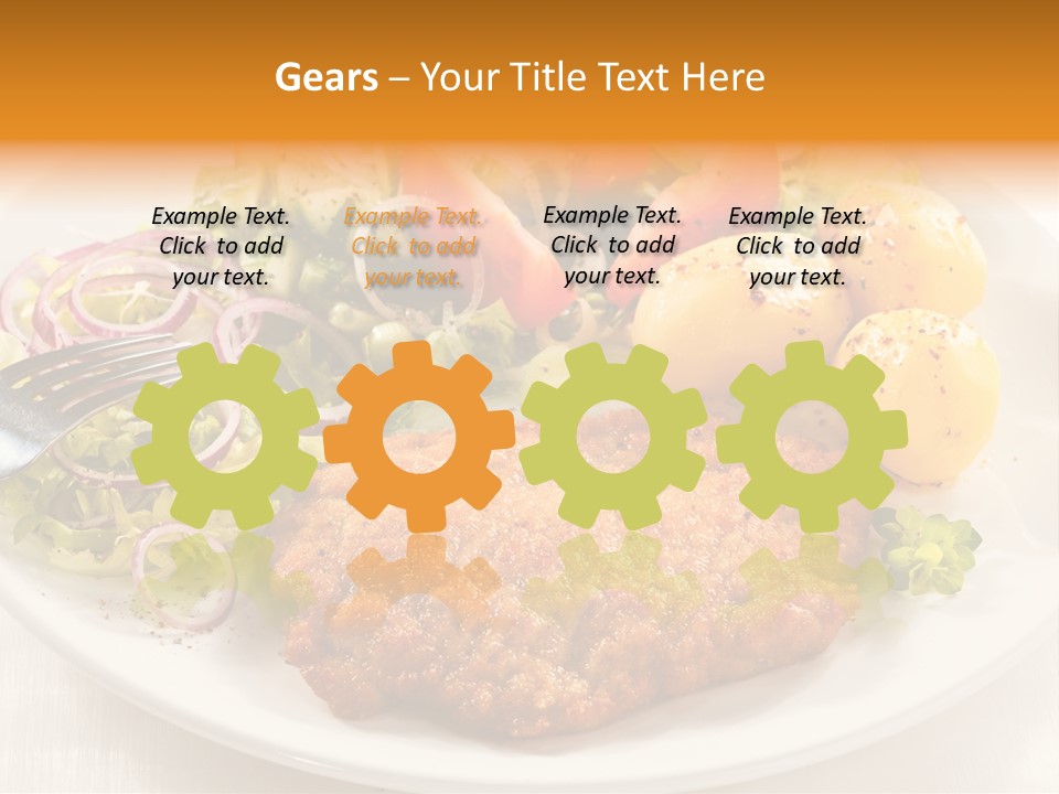 Meal Barbecue Dinner PowerPoint Template