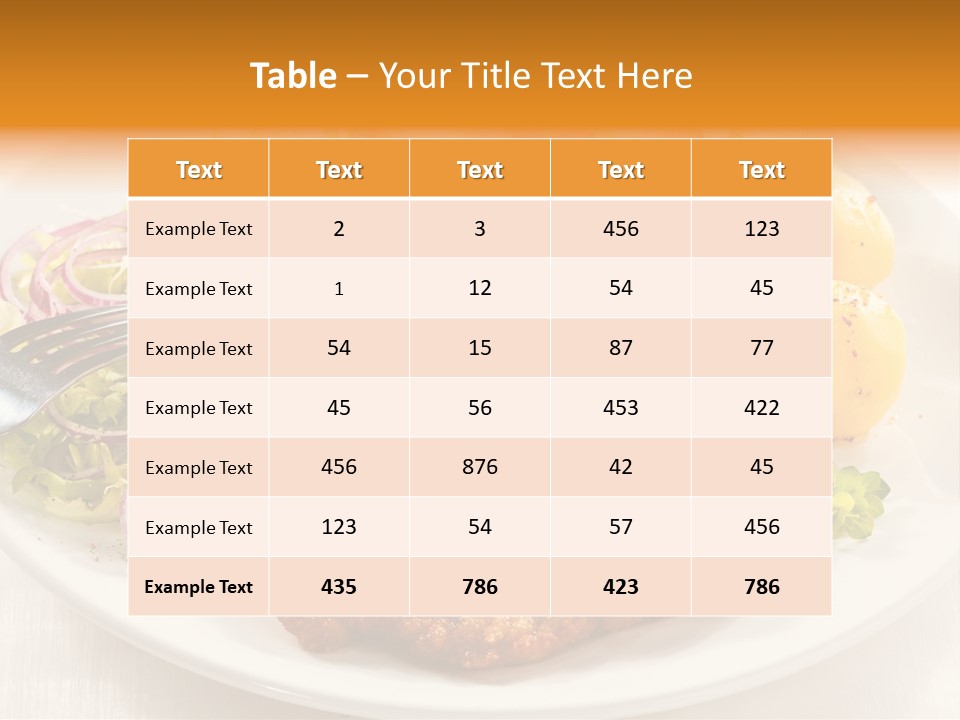 Meal Barbecue Dinner PowerPoint Template