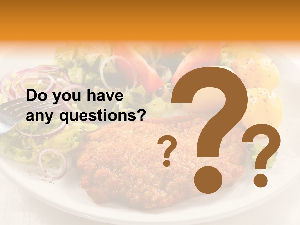 Meal Barbecue Dinner PowerPoint Template