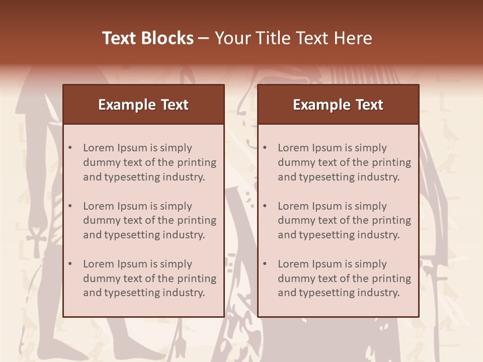 Stone Calligraphy Sun PowerPoint Template