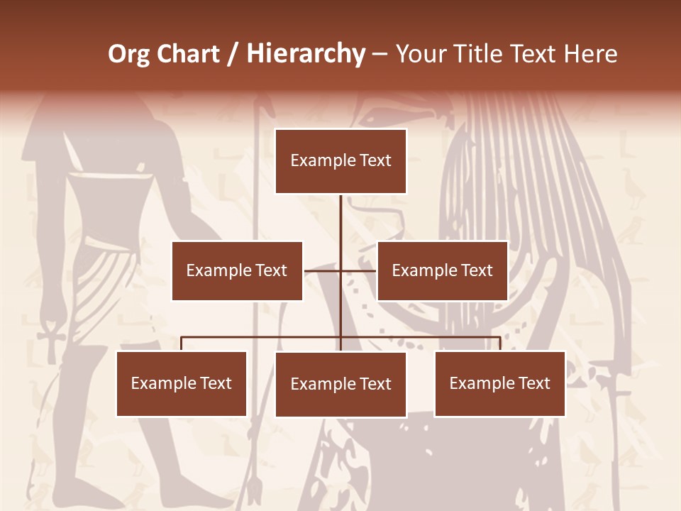 Stone Calligraphy Sun PowerPoint Template