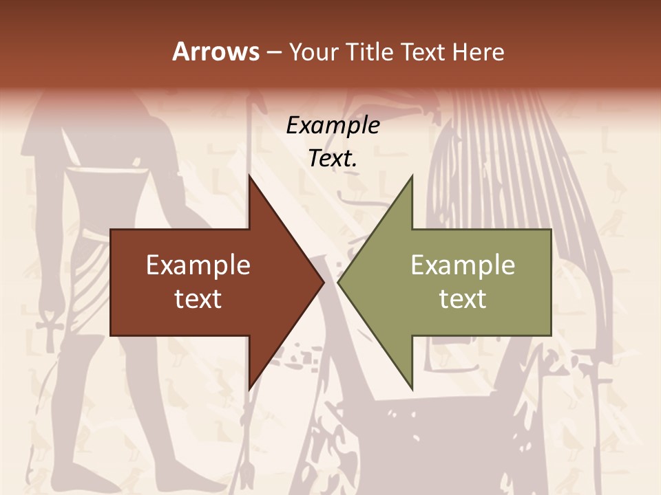 Stone Calligraphy Sun PowerPoint Template