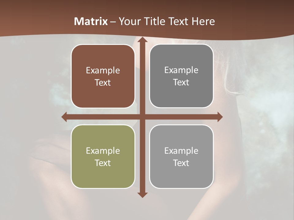 Sexy Emotion Pose PowerPoint Template