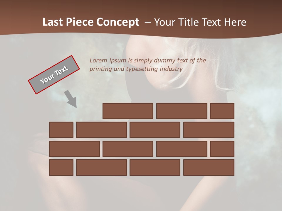 Sexy Emotion Pose PowerPoint Template