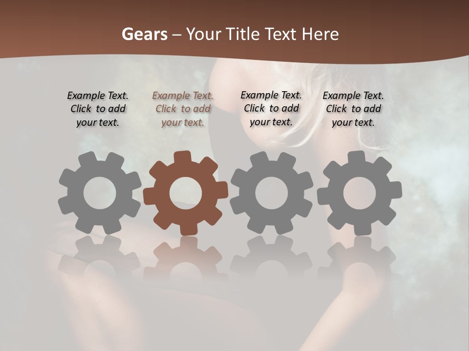 Sexy Emotion Pose PowerPoint Template