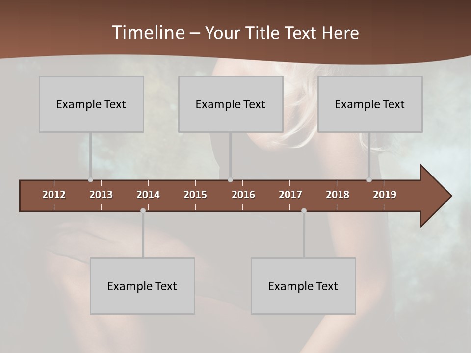 Sexy Emotion Pose PowerPoint Template
