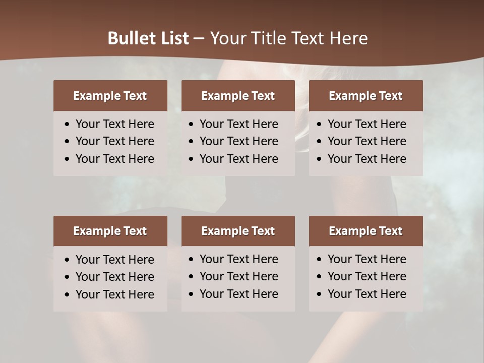 Sexy Emotion Pose PowerPoint Template