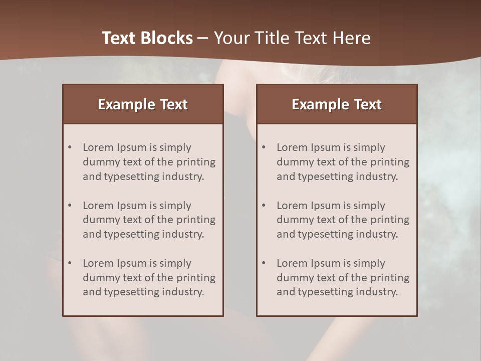 Sexy Emotion Pose PowerPoint Template