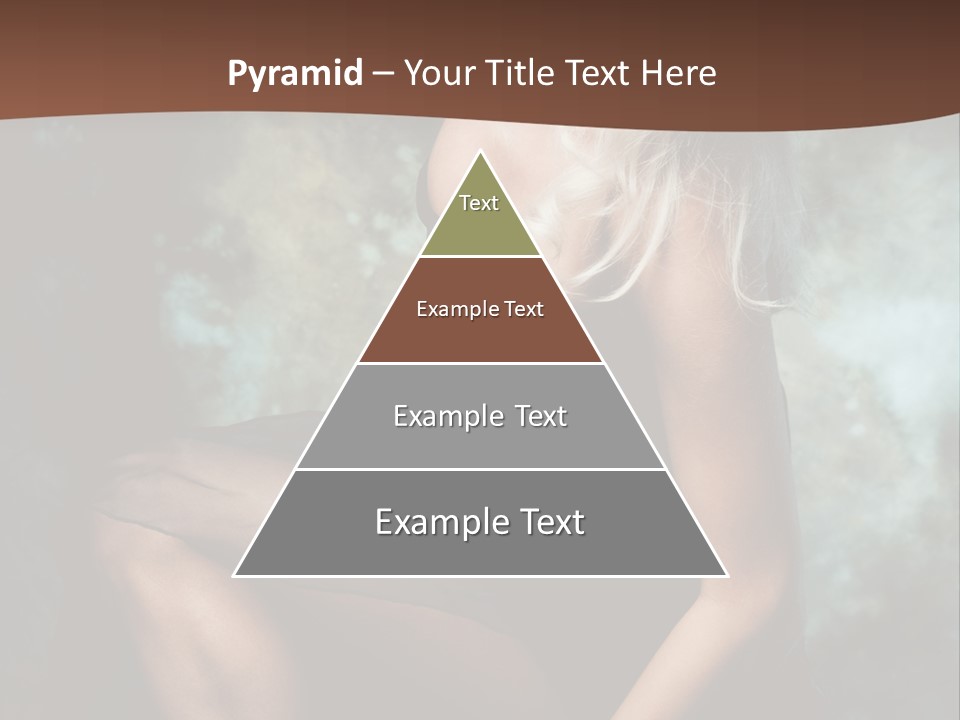 Sexy Emotion Pose PowerPoint Template