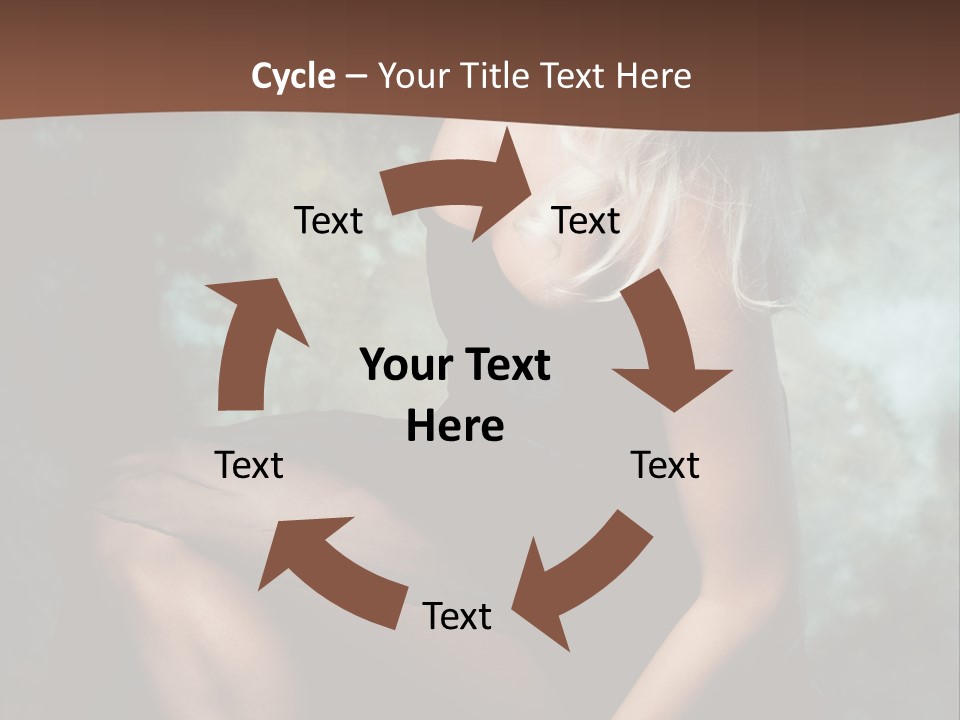 Sexy Emotion Pose PowerPoint Template