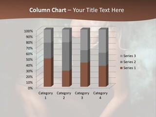 Sexy Emotion Pose PowerPoint Template