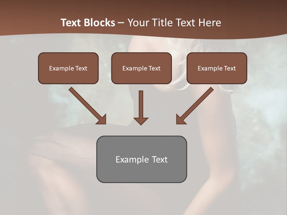 Sexy Emotion Pose PowerPoint Template