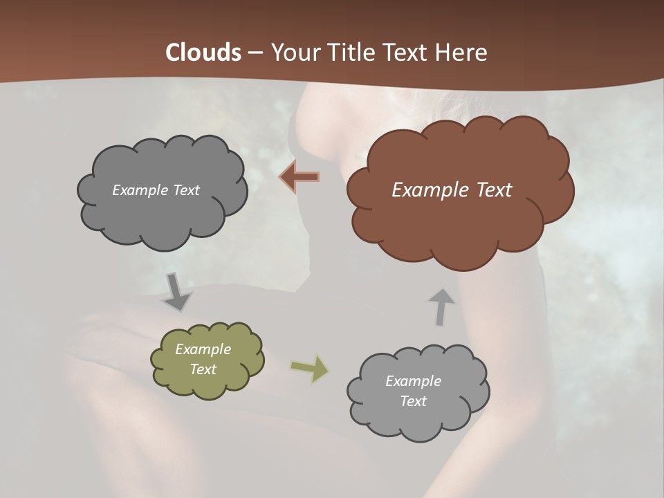 Sexy Emotion Pose PowerPoint Template
