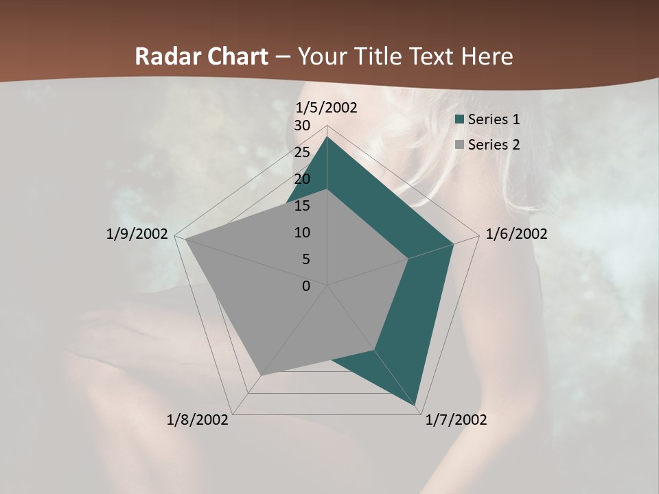 Sexy Emotion Pose PowerPoint Template