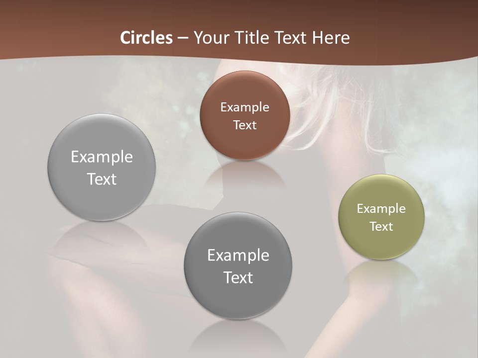 Sexy Emotion Pose PowerPoint Template