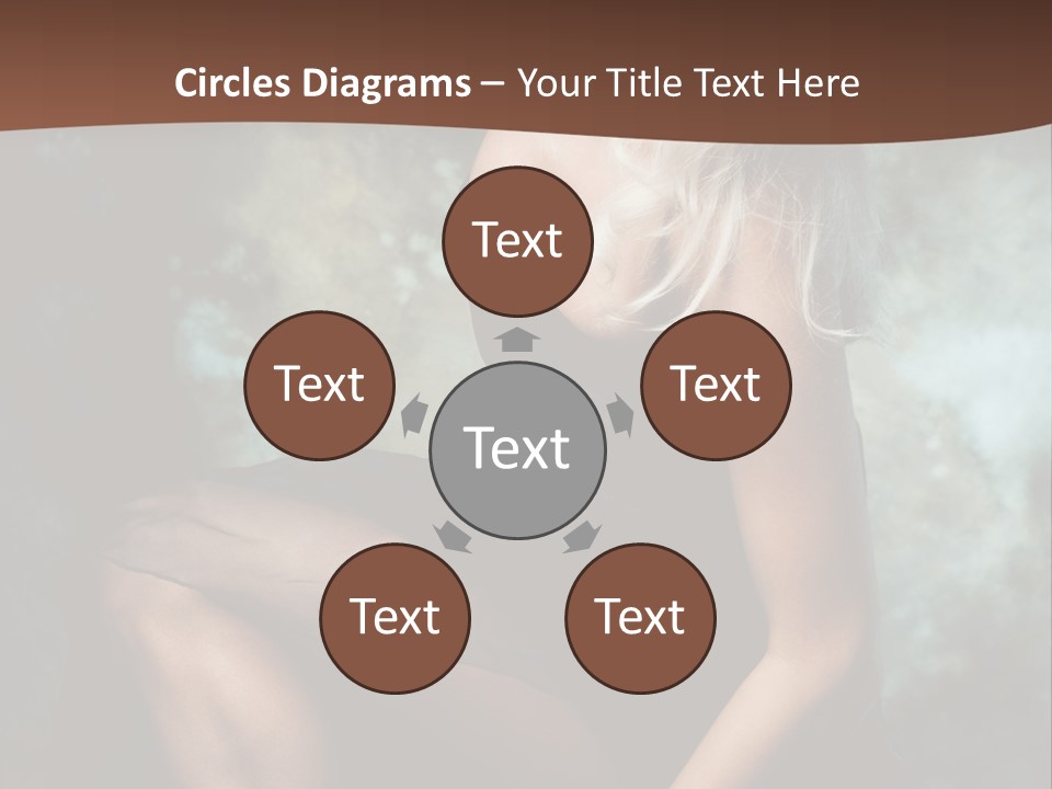 Sexy Emotion Pose PowerPoint Template