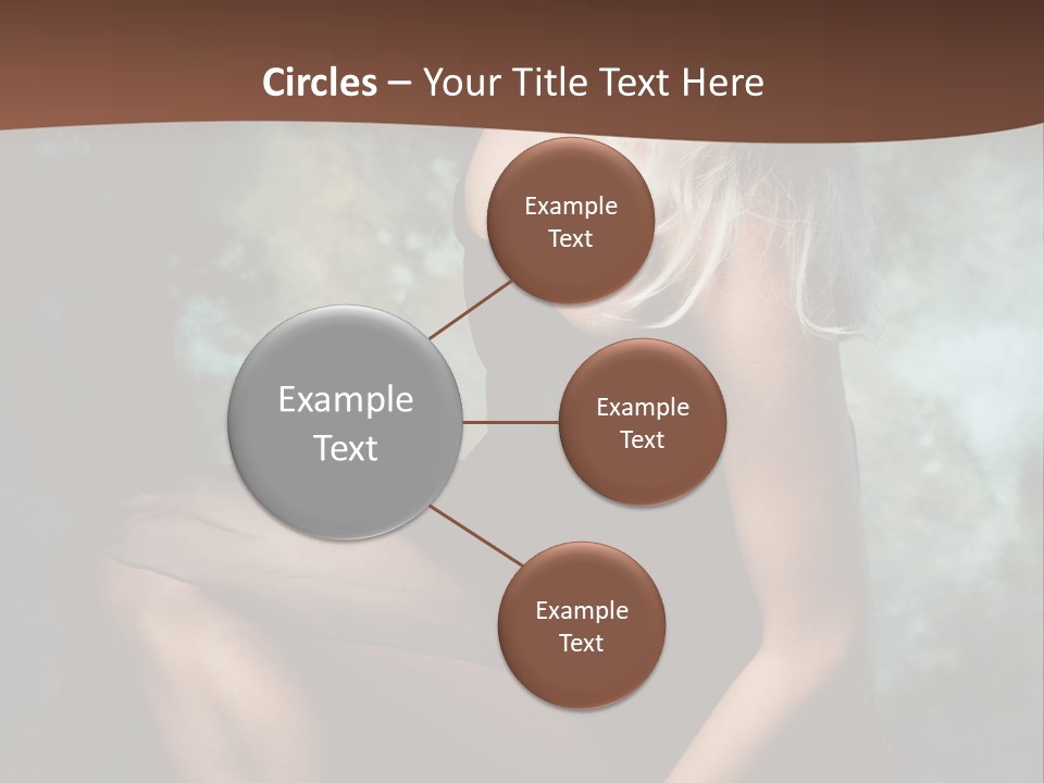 Sexy Emotion Pose PowerPoint Template