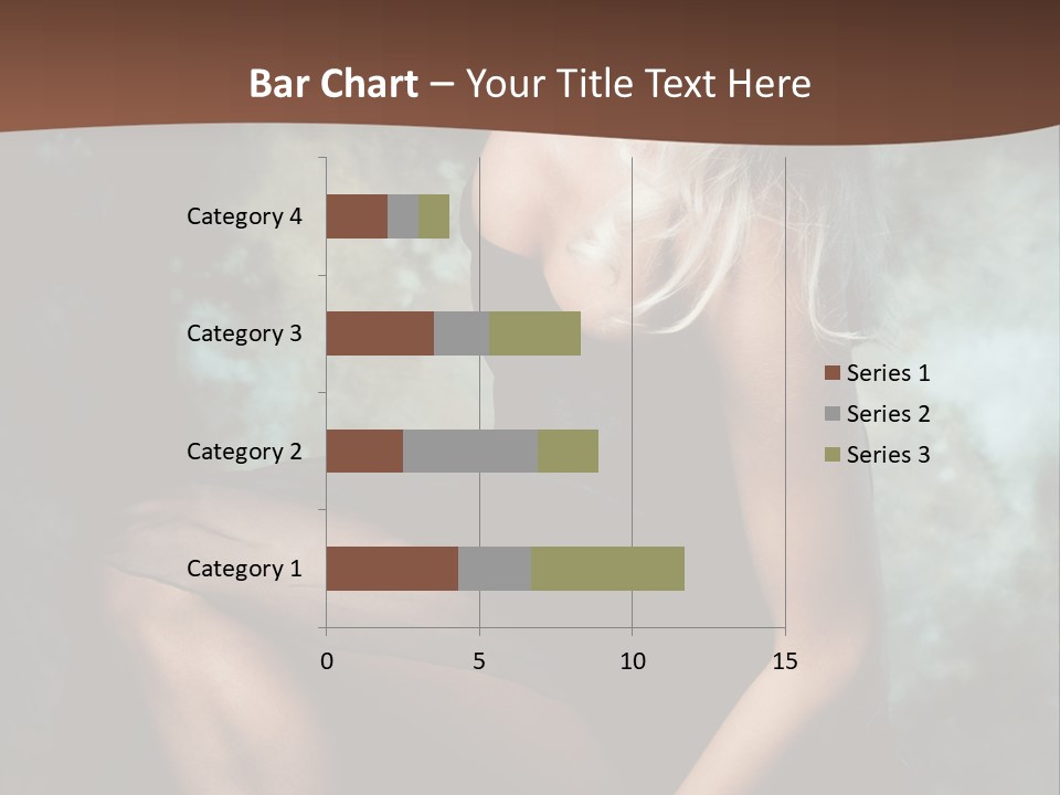 Sexy Emotion Pose PowerPoint Template