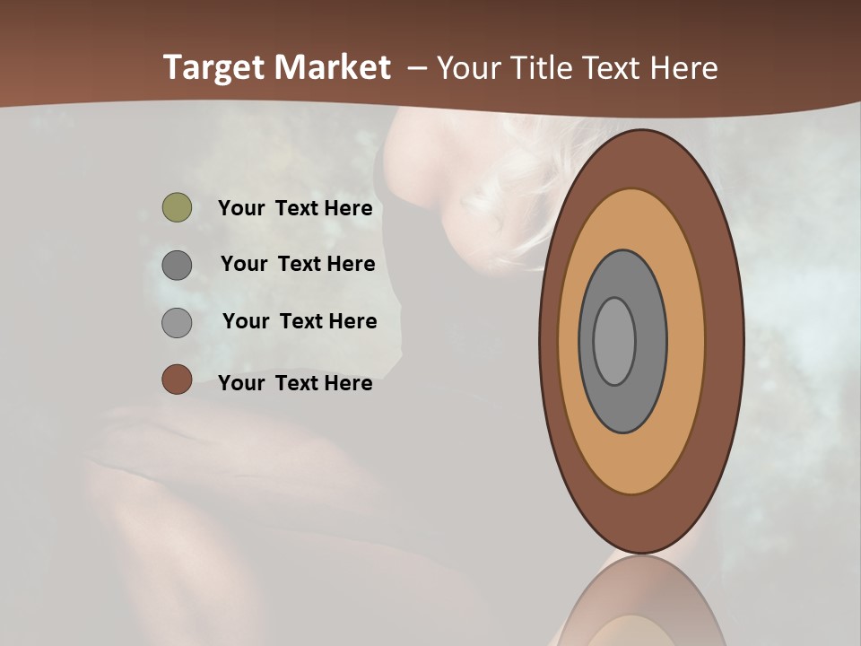 Sexy Emotion Pose PowerPoint Template