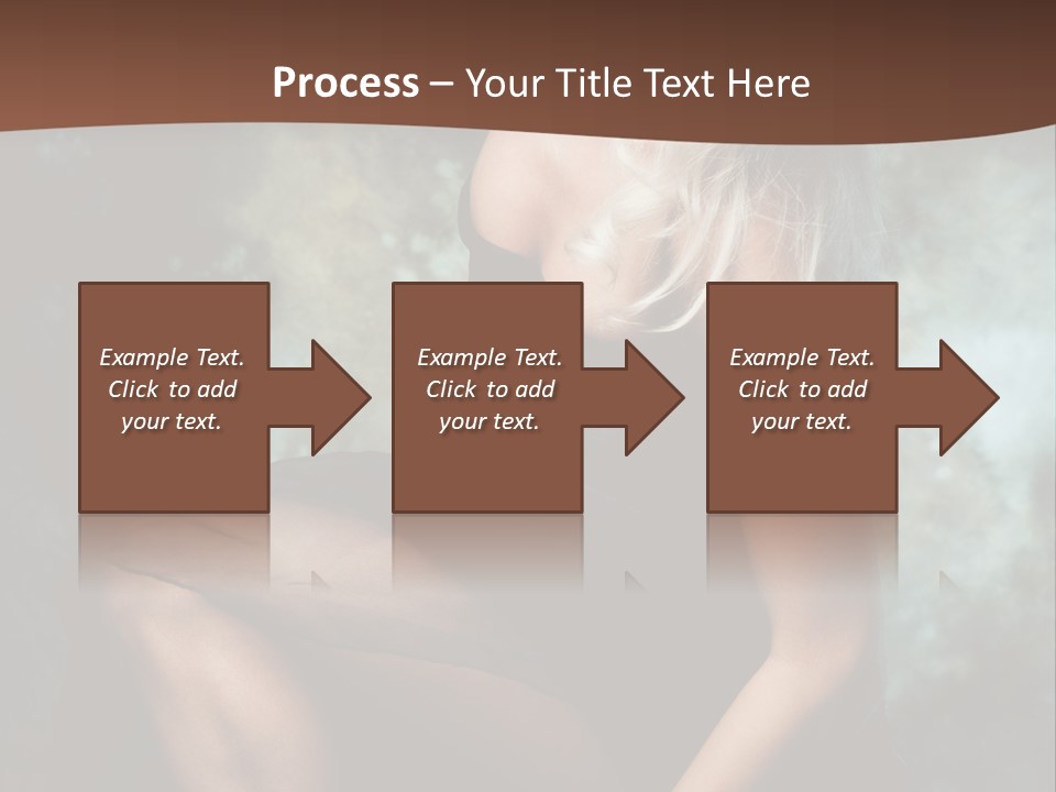 Sexy Emotion Pose PowerPoint Template