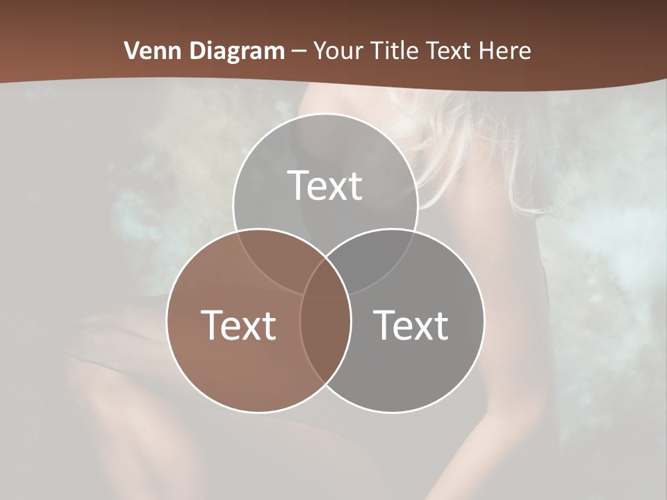 Sexy Emotion Pose PowerPoint Template