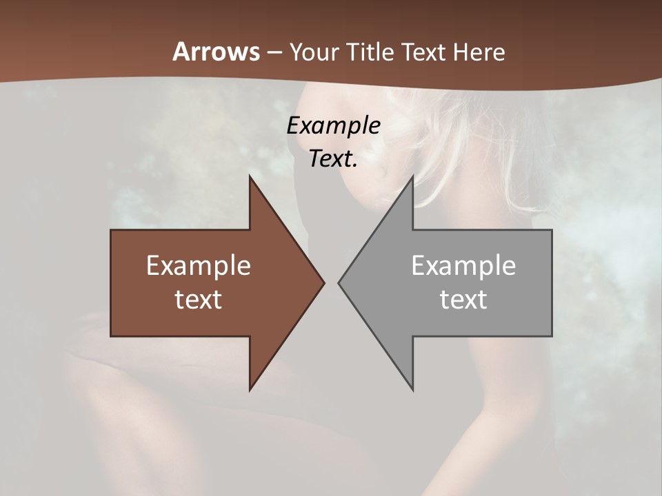 Sexy Emotion Pose PowerPoint Template