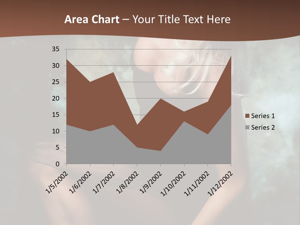 Sexy Emotion Pose PowerPoint Template