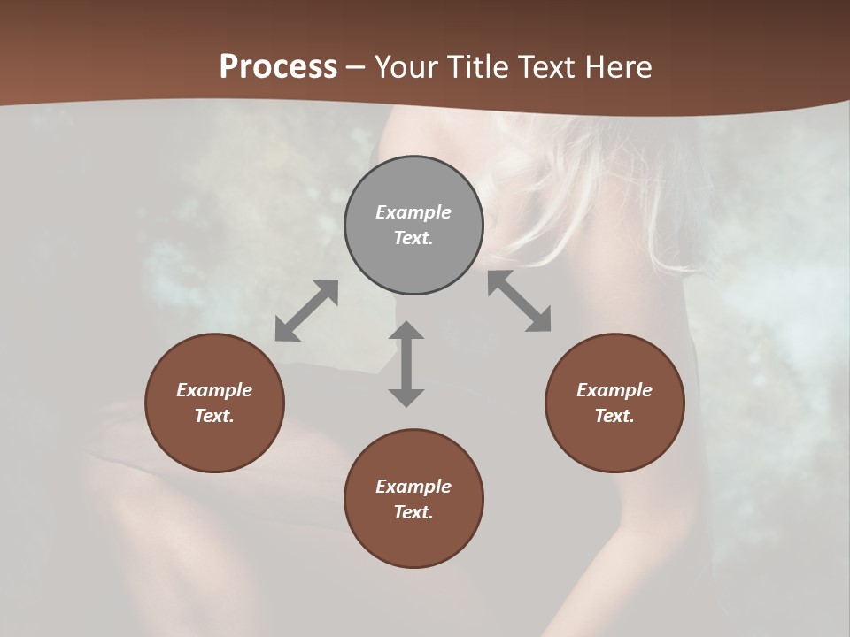 Sexy Emotion Pose PowerPoint Template