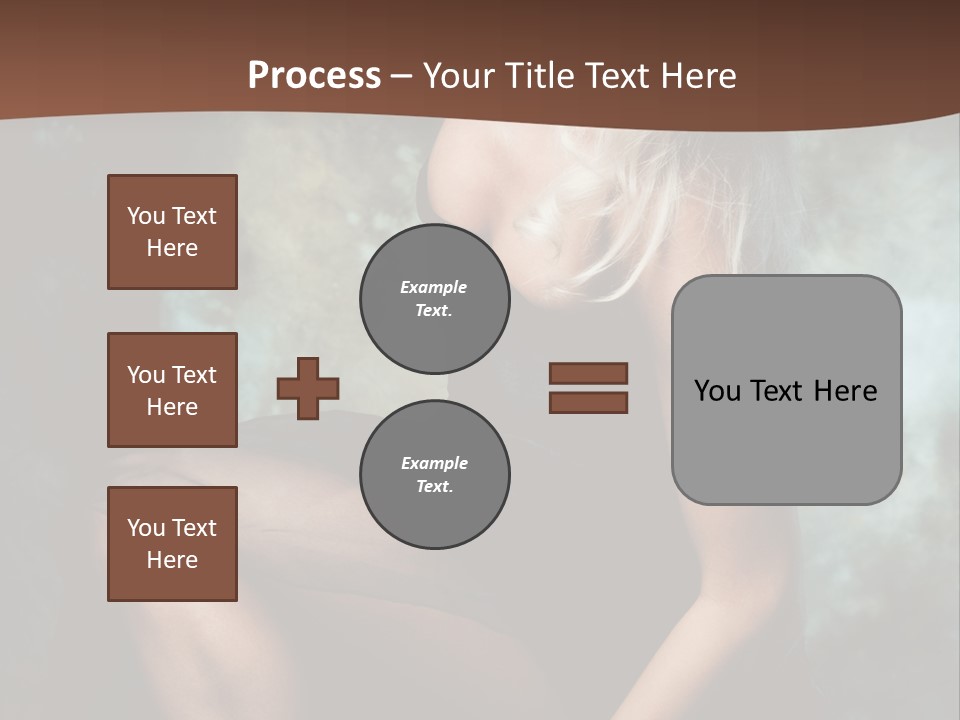 Sexy Emotion Pose PowerPoint Template