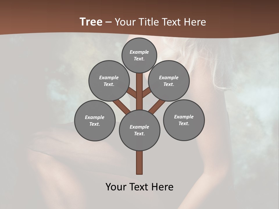 Sexy Emotion Pose PowerPoint Template