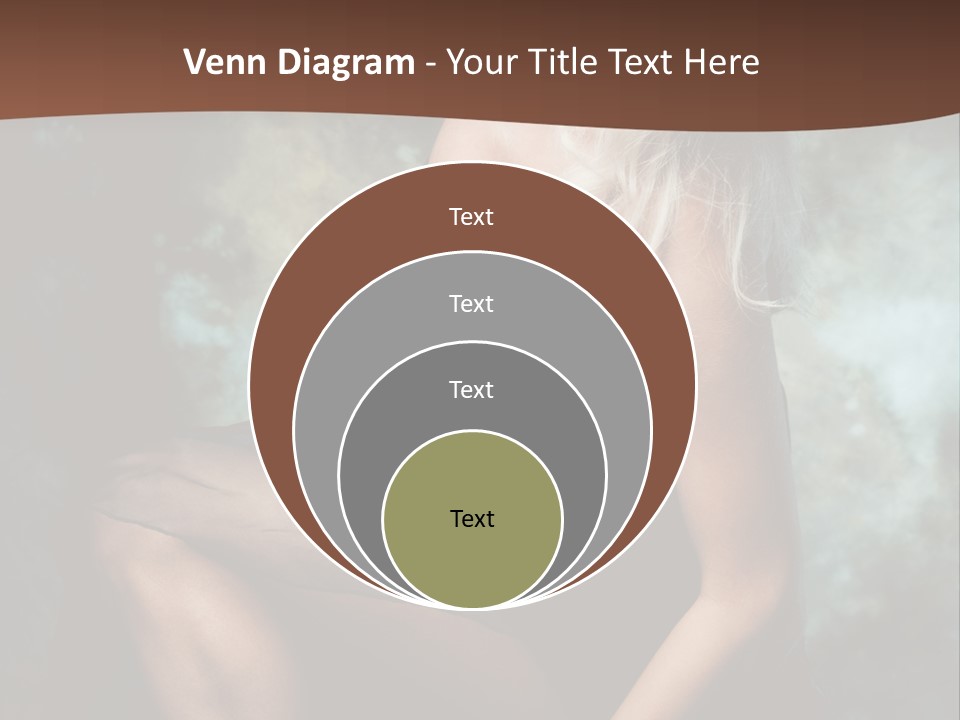 Sexy Emotion Pose PowerPoint Template