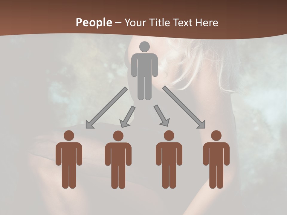 Sexy Emotion Pose PowerPoint Template