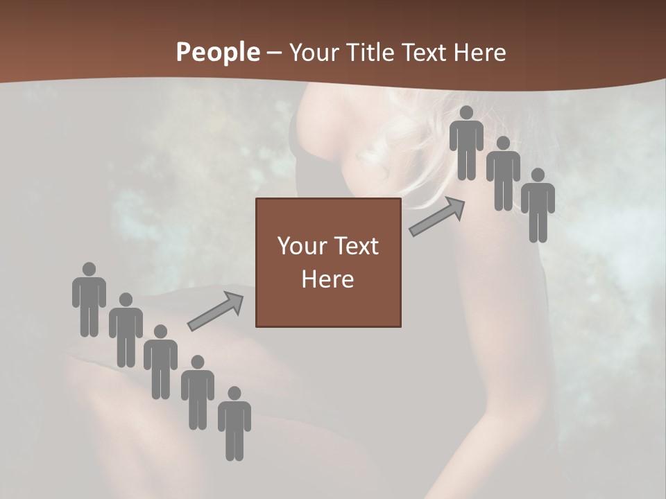 Sexy Emotion Pose PowerPoint Template