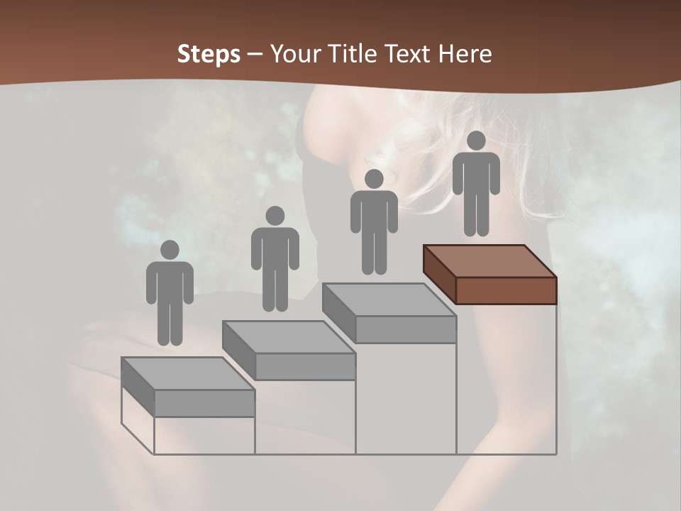 Sexy Emotion Pose PowerPoint Template