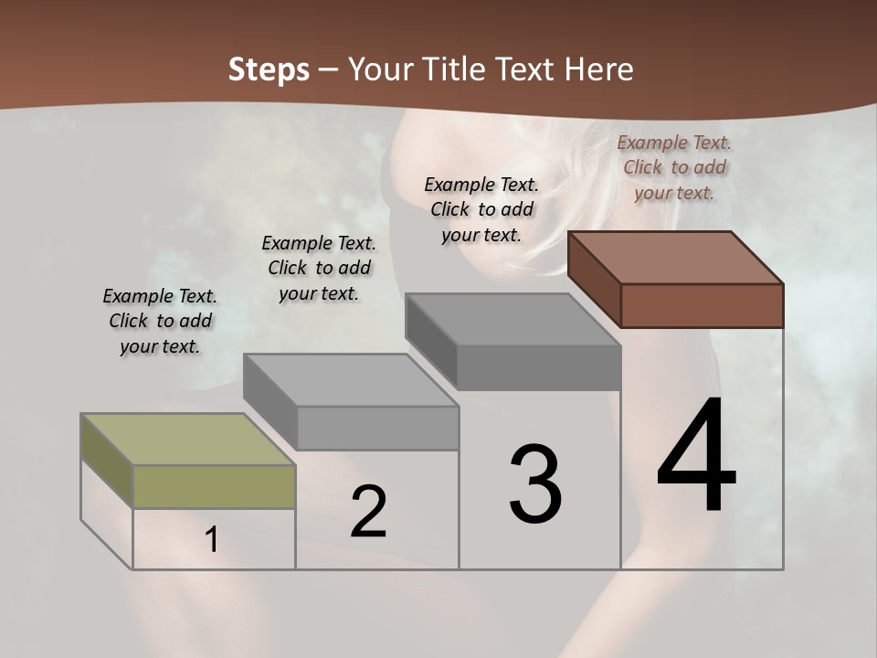 Sexy Emotion Pose PowerPoint Template