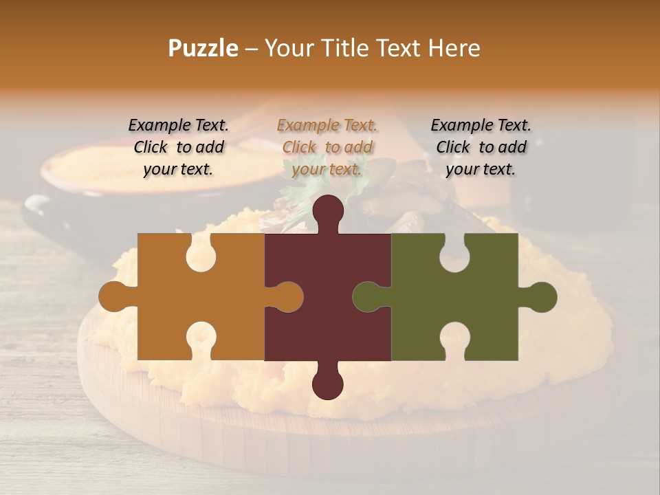 Cuisine Lunch Parsley PowerPoint Template