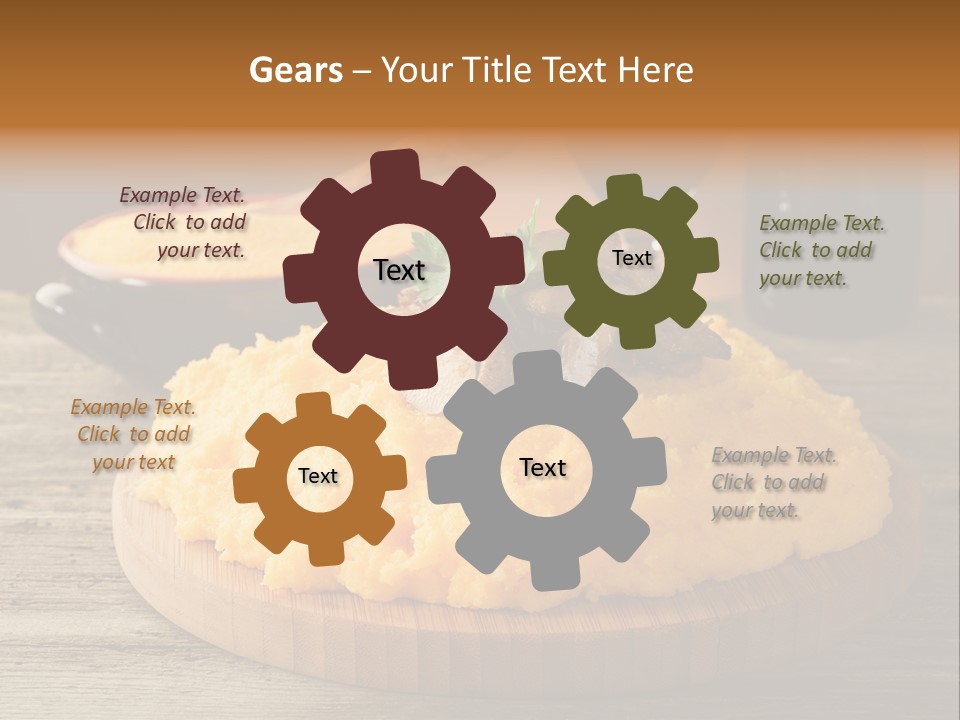 Cuisine Lunch Parsley PowerPoint Template